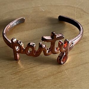 Bando Party Bangle Bracelet in Rose Gold